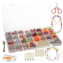 900-osaline ehete valmistamise komplekt (pärlid + tarvikud)