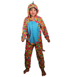 Onesie lastele - ükssarvik-draakoni kostüüm