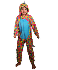 Onesie lastele - ükssarvik-draakoni kostüüm
