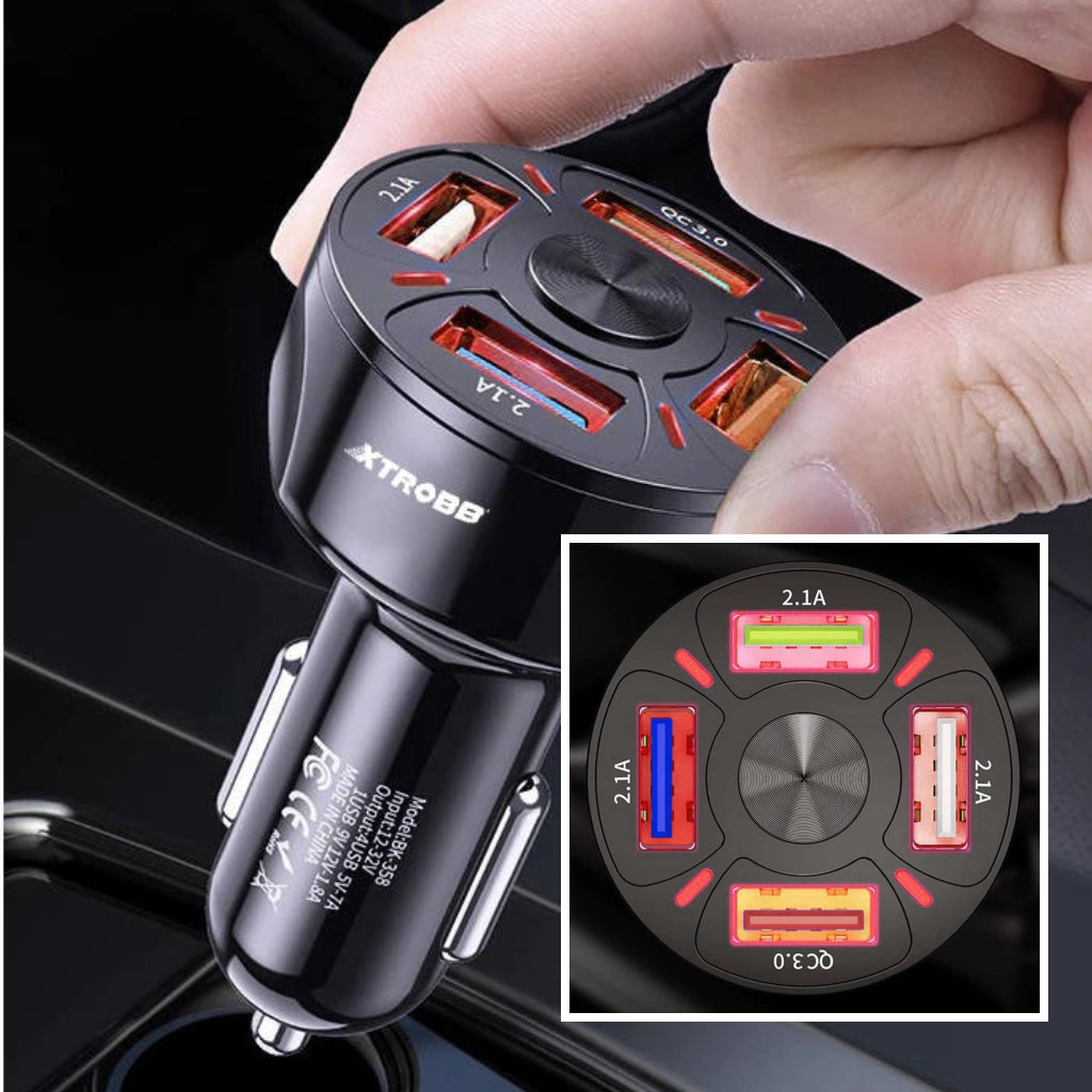 Autolaadija 4x USB + universaalne kaabel – Soodukas.Com Autolaadija 4x USB + universaalne kaabel - Image 4