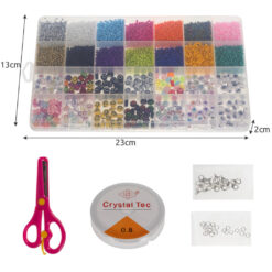 Ehete valmistamise komplekt (10000 pärlit + tarvikud) Soodukas.Com