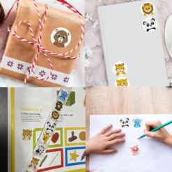 Alternative view of Kleepsud 500tk - loomadega kleepsurull