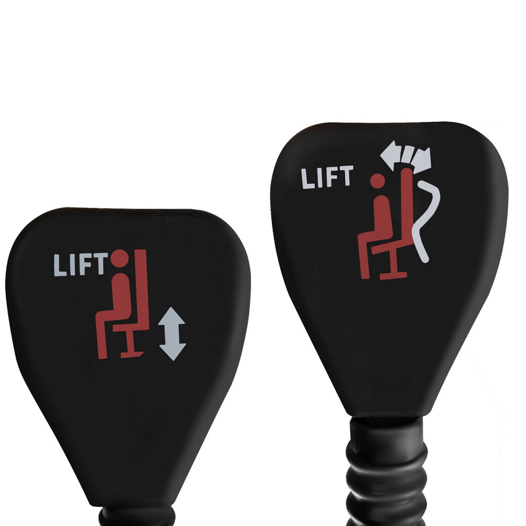 Kunstnahast kontoritool jalatoega - Image 5