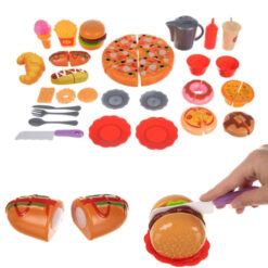 Alternative view of Kiirtoidu komplekt - lõigatavad toiduained ja tarvikud (42 osa)