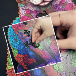 Alternative view of Puidust erikujuliste tükkidega pusle (130 osa)