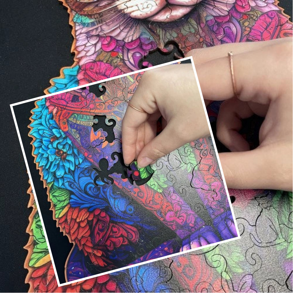 Puidust erikujuliste tükkidega pusle (130 osa) – Soodukas.Com Puidust erikujuliste tükkidega pusle (130 osa) - Image 2