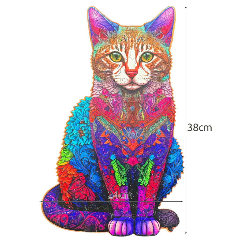 Puidust erikujuliste tükkidega pusle (130 osa) – Soodukas.Com Puidust erikujuliste tükkidega pusle (130 osa) - Image 4