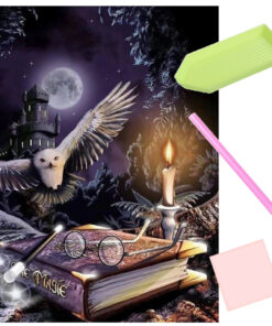 Teemanditikand / teemantmosaiik "Harry Potteri öökull"