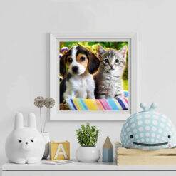 Teemanditikand / teemantmosaiik "Koer ja kass" – Soodukas.Com Teemanditikand / teemantmosaiik "Koer ja kass" Soodukas.Com