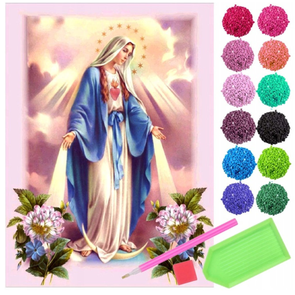 Teemanditikand / teemantmosaiik "Neitsi Maarja"