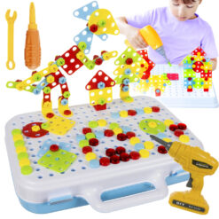 trelli ja kruvidega mosaiik