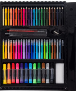 Alternative view of Kunstitarvete komplekt joonistusalusega (208 osa)