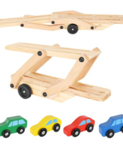 Puidust autode komplekt 4