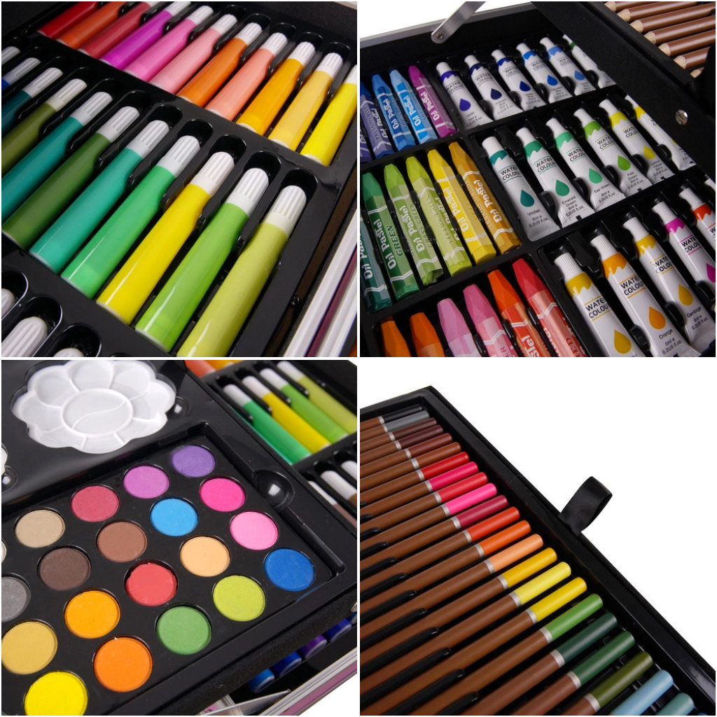 Suur kunstitarvete komplekt (145 osa) – Soodukas.Com Suur kunstitarvete komplekt (145 osa) - Image 2