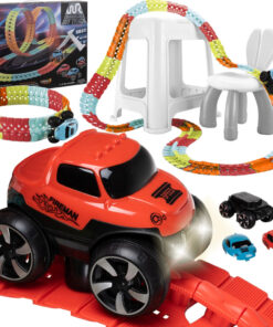 Suur painduv autorada + isesõitev auto (192 osa)