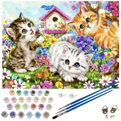 Numbrite järgi maalimise komplekt 40x50cm