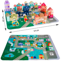 Puidust klotsid linna ehitamiseks + autod ja mängumatt – Soodukas.Com Puidust klotsid linna ehitamiseks + autod ja mängumatt Soodukas.Com