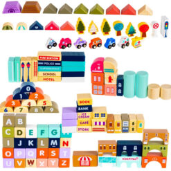 Puidust klotsid linna ehitamiseks + autod ja mängumatt – Soodukas.Com Puidust klotsid linna ehitamiseks + autod ja mängumatt Soodukas.Com