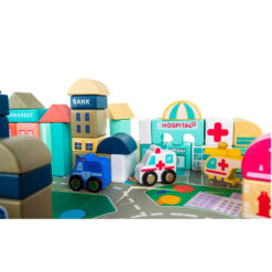 Puidust klotsid linna ehitamiseks + autod ja mängumatt – Soodukas.Com Puidust klotsid linna ehitamiseks + autod ja mängumatt Soodukas.Com