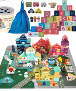 Puidust klotsid linna ehitamiseks