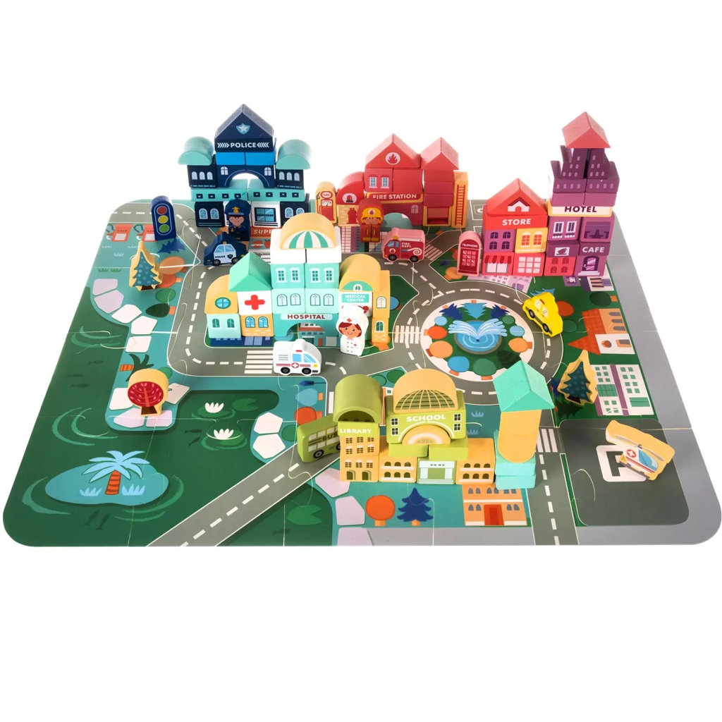 Puidust klotsid linna ehitamiseks - Image 10