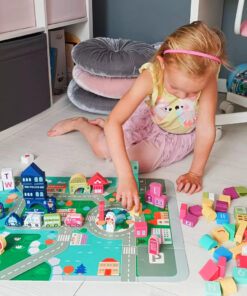 Alternative view of Puidust klotsid linna ehitamiseks