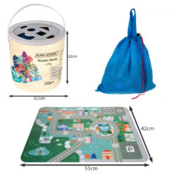 Puidust klotsid linna ehitamiseks Soodukas.Com