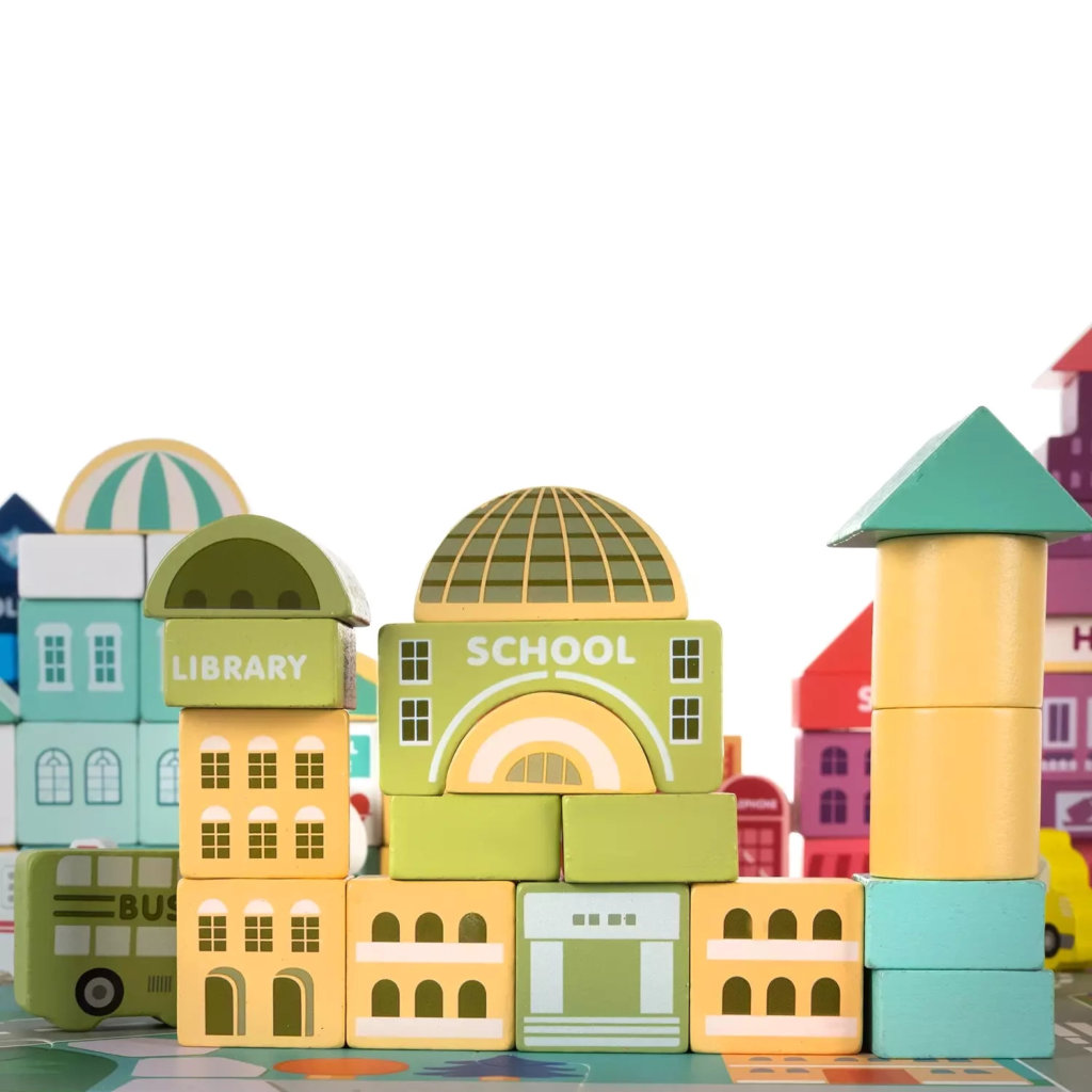 Puidust klotsid linna ehitamiseks - Image 7