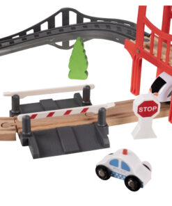 Alternative view of Puidust raudtee komplekt isesõitva rongiga