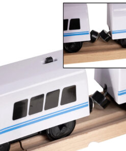 puidust raudtee komplekt isesoitva rongiga 4 1