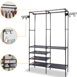 Riiulitega riidestange - garderoobisüsteem – Soodukas.Com Riiulitega riidestange - garderoobisüsteem Soodukas.Com