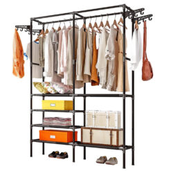 Riiulitega riidestange - garderoobisüsteem