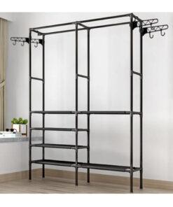 Alternative view of Riiulitega riidestange - garderoobisüsteem