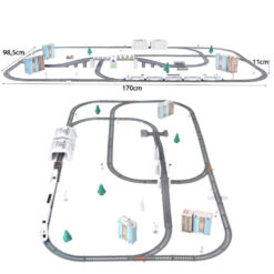 Suur 9m raudtee elektrirongiga Soodukas.Com
