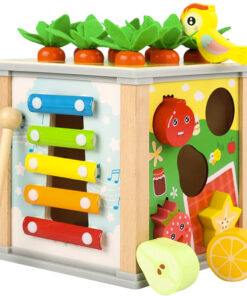 Puidust motoorikakeskus - tegeluskuubik