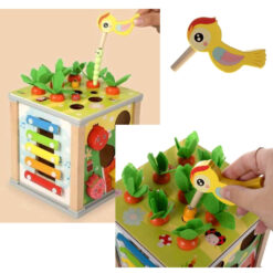 Alternative view of Puidust motoorikakeskus - tegeluskuubik