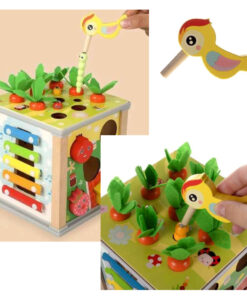 Alternative view of Puidust motoorikakeskus - tegeluskuubik