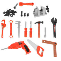 Tööriistad lastele + kokkupandav töölaud Soodukas.Com