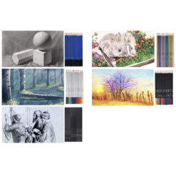 Alternative view of Joonistamise ja visandamise komplekt - 74 osa