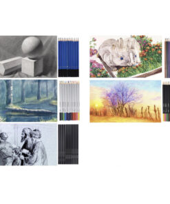 Alternative view of Joonistamise ja visandamise komplekt - 74 osa