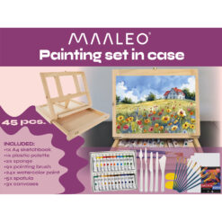 Maalimise komplekt molberti ja värvidega (46 osa) – Soodukas.Com Maalimise komplekt molberti ja värvidega (46 osa) Soodukas.Com