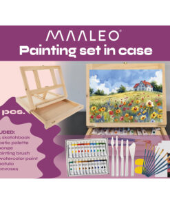 Maalimise komplekt molberti ja varvidega 4