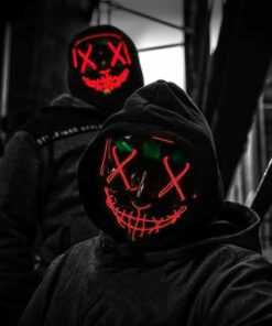 Mask led valgusega 1