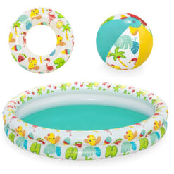 Bassein + rannapall + ujumisrõngas