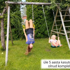 Mänguväljak koos kiige ja trapetsiga – Soodukas.Com Mänguväljak koos kiigu ja trapetsiga