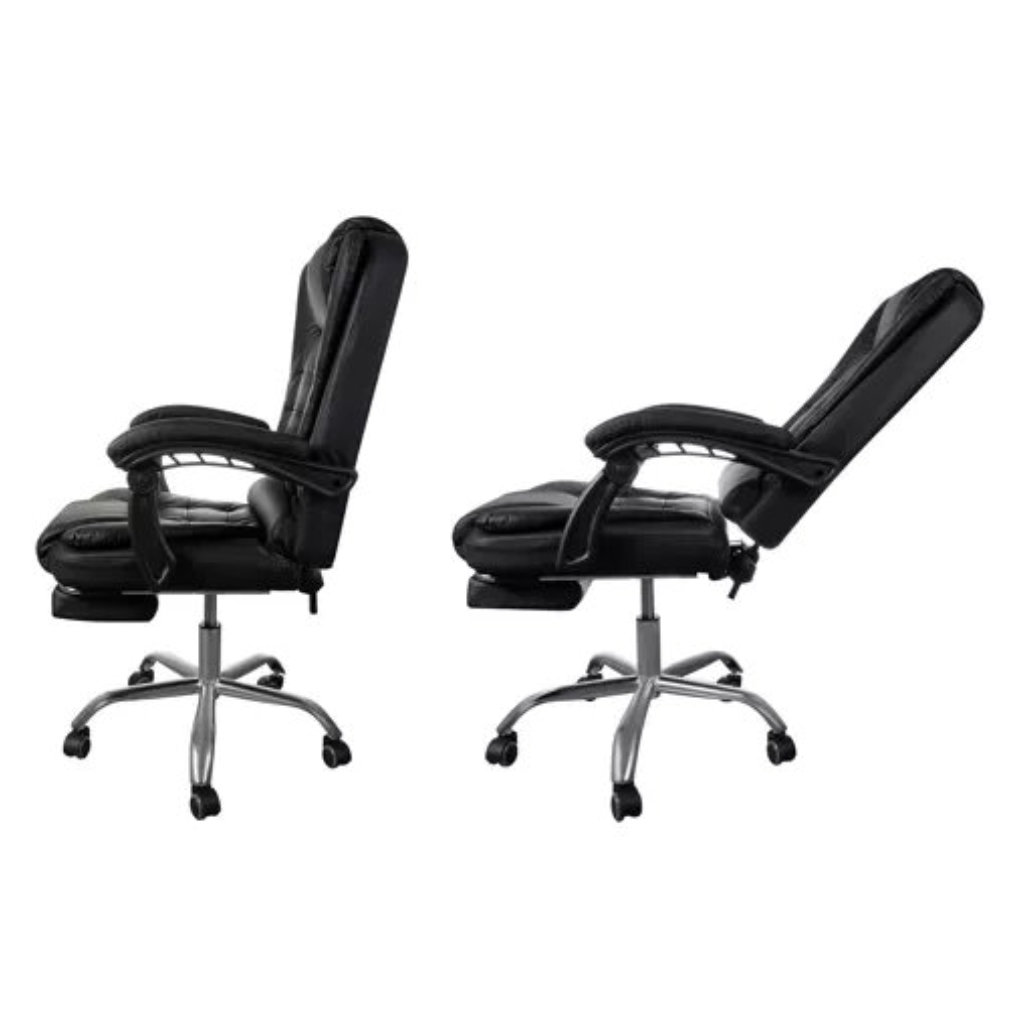 Kunstnahast kontoritool jalatoega - Image 6