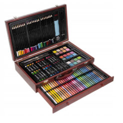 Suur kunstitarvete komplekt puidust kohvris (143 osa) – Soodukas.Com Suur kunstitarvete komplekt puidust kohvris (143 osa) Soodukas.Com