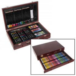 Suur kunstitarvete komplekt puidust kohvris (143 osa) – Soodukas.Com Suur kunstitarvete komplekt puidust kohvris (143 osa) Soodukas.Com