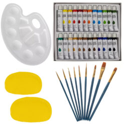 Alternative view of Maalimise komplekt molberti ja värvidega (46 osa)