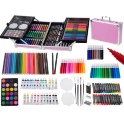 suur kunstikomplekt kohvris